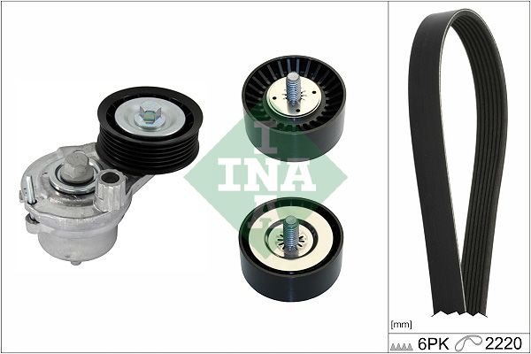 Schaeffler INA 529 0402 10 V-Ribbed Belt Set