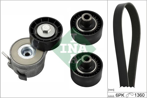 Schaeffler INA 529 0404 10 V-Ribbed Belt Set