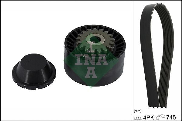 Schaeffler INA 529 0408 10 V-Ribbed Belt Set