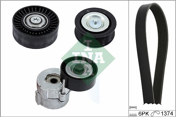 Schaeffler INA 529 0417 10 V-Ribbed Belt Set