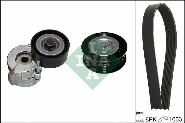 Schaeffler INA 529 0418 10 V-Ribbed Belt Set