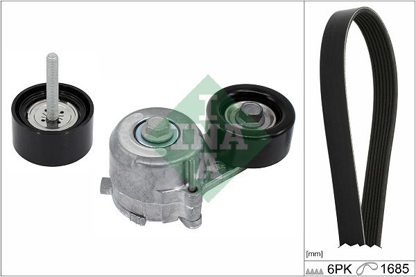 Schaeffler INA 529 0421 10 V-Ribbed Belt Set