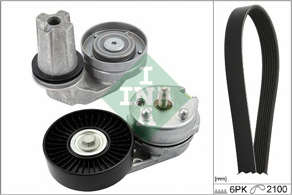 Schaeffler INA 529 0422 10 V-Ribbed Belt Set