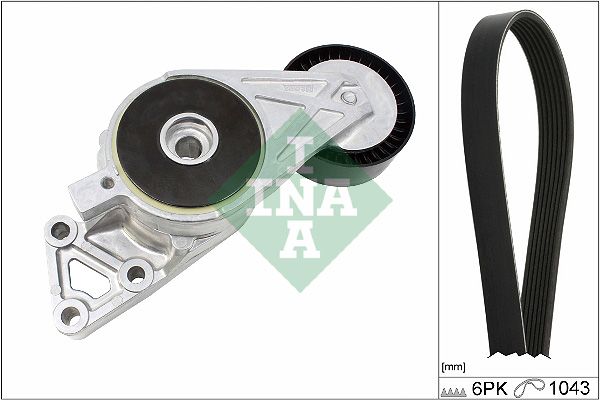 Schaeffler INA 529 0429 10 V-Ribbed Belt Set