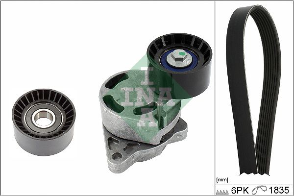 Schaeffler INA 529 0436 10 V-Ribbed Belt Set