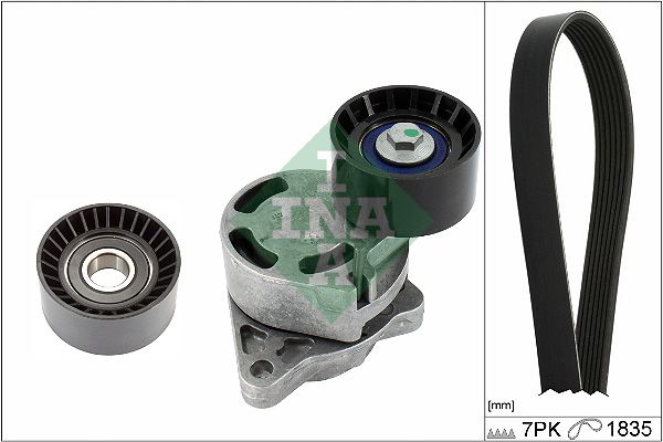 Schaeffler INA 529 0437 10 V-Ribbed Belt Set