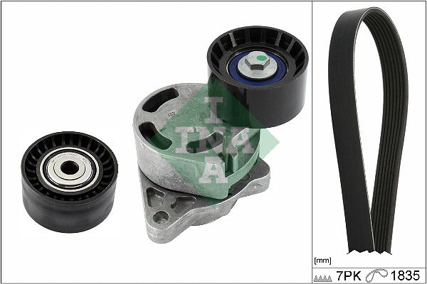 Schaeffler INA 529 0438 10 V-Ribbed Belt Set