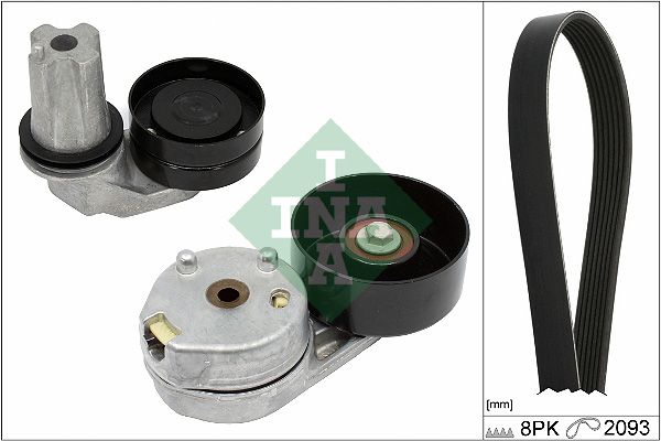 Schaeffler INA 529 0445 10 V-Ribbed Belt Set