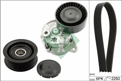 V-Ribbed Belt Set Schaeffler INA 529 0450 10