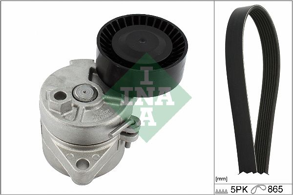 Schaeffler INA 529 0458 10 V-Ribbed Belt Set