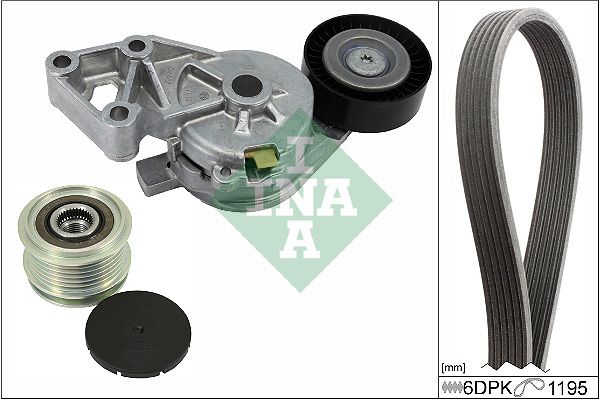 Schaeffler INA 529 0465 20 V-Ribbed Belt Set