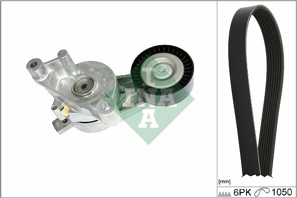 Schaeffler INA 529 0468 10 V-Ribbed Belt Set