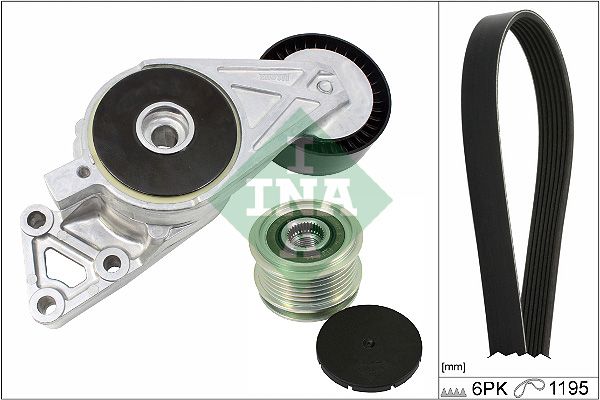 Schaeffler INA 529 0470 20 V-Ribbed Belt Set