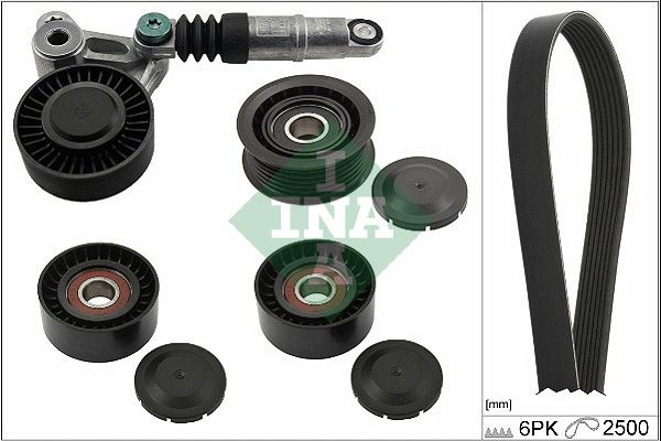 Schaeffler INA 529 0472 10 V-Ribbed Belt Set