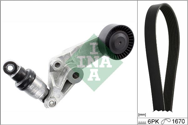 Schaeffler INA 529 0474 10 V-Ribbed Belt Set