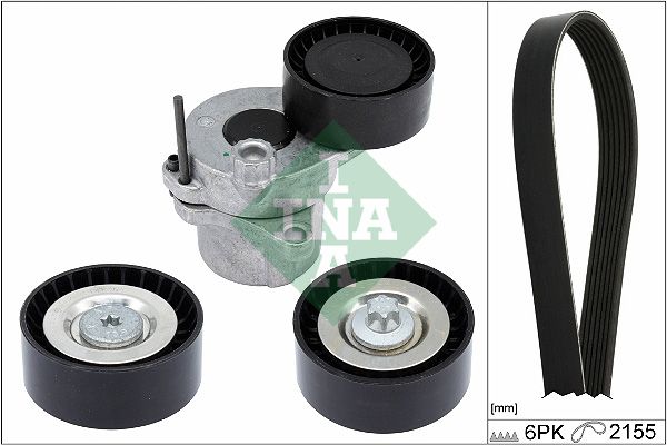 Schaeffler INA 529 0479 10 V-Ribbed Belt Set