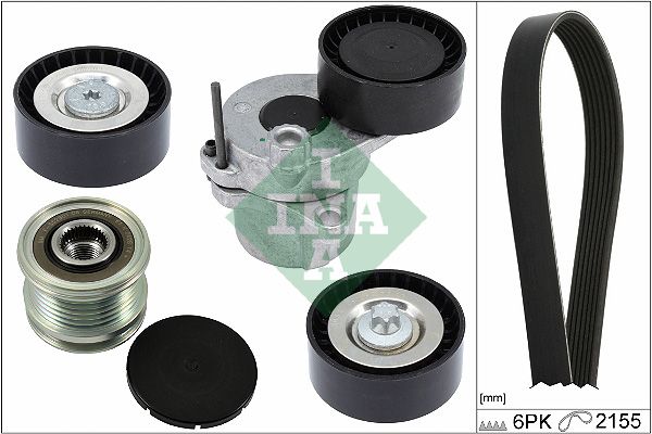 Schaeffler INA 529 0479 20 V-Ribbed Belt Set