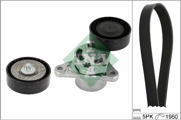 Schaeffler INA 529 0487 10 V-Ribbed Belt Set