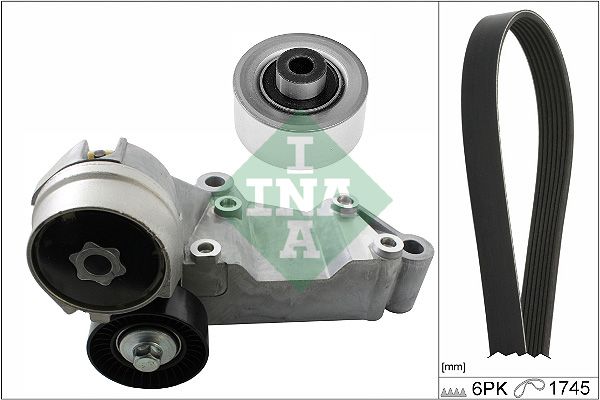 Schaeffler INA 529 0489 10 V-Ribbed Belt Set