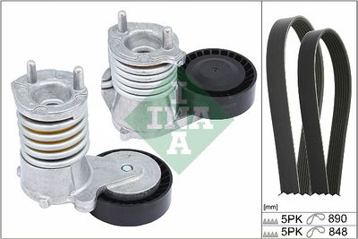 V-Ribbed Belt Set Schaeffler INA 529 0490 10