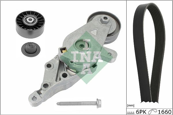 Schaeffler INA 529 0491 10 V-Ribbed Belt Set