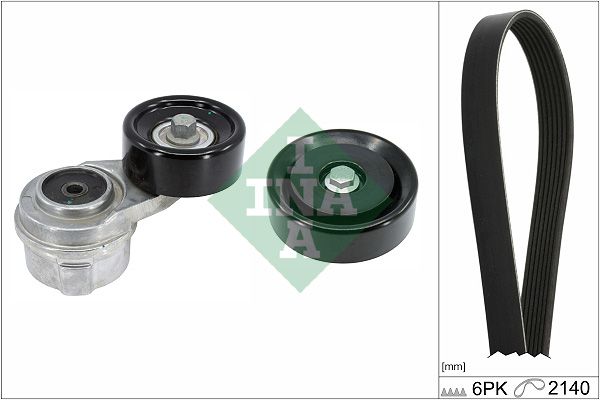 Schaeffler INA 529 0497 10 V-Ribbed Belt Set