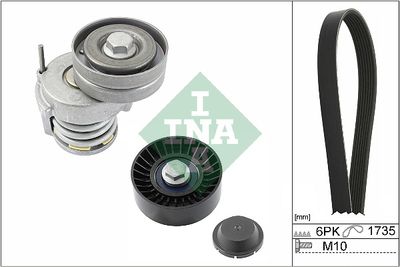 V-Ribbed Belt Set Schaeffler INA 529 0505 10