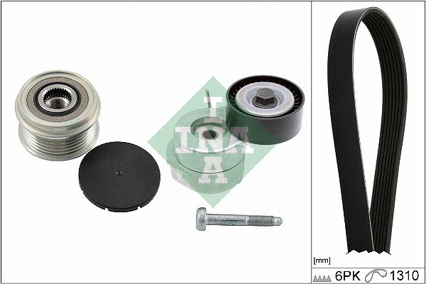 Schaeffler INA 529 0506 20 V-Ribbed Belt Set