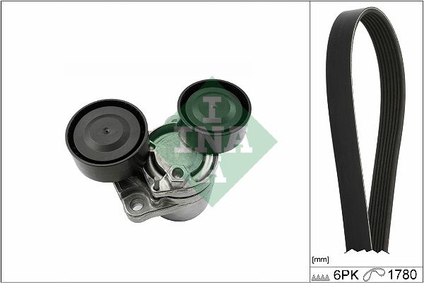 Schaeffler INA 529 0510 10 V-Ribbed Belt Set