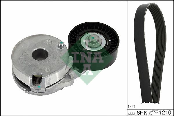 Schaeffler INA 529 0512 10 V-Ribbed Belt Set
