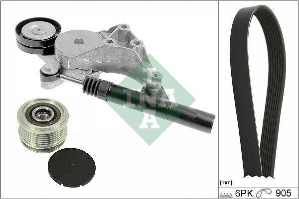 Schaeffler INA 529 0513 20 V-Ribbed Belt Set