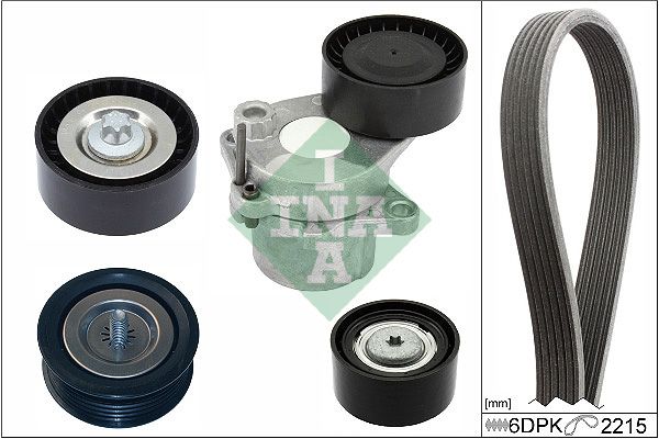 Schaeffler INA 529 0529 10 V-Ribbed Belt Set