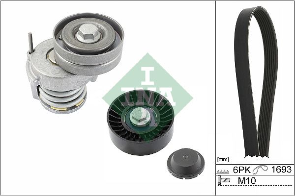Schaeffler INA 529 0534 10 V-Ribbed Belt Set