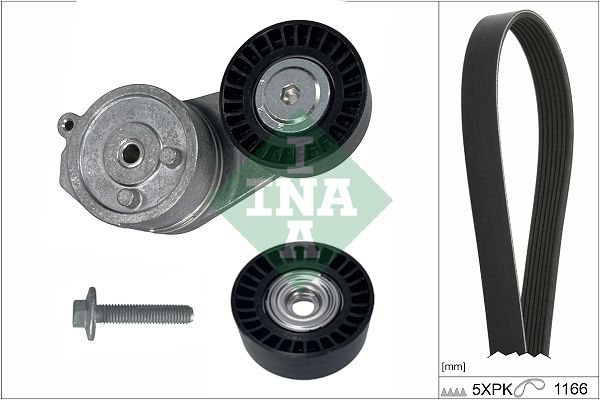 Schaeffler INA 529 0536 10 V-Ribbed Belt Set