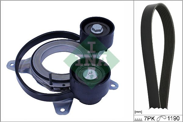 Schaeffler INA 529 0547 10 V-Ribbed Belt Set