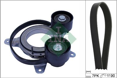 V-Ribbed Belt Set Schaeffler INA 529 0547 10