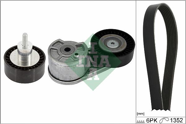 Schaeffler INA 529 0549 10 V-Ribbed Belt Set