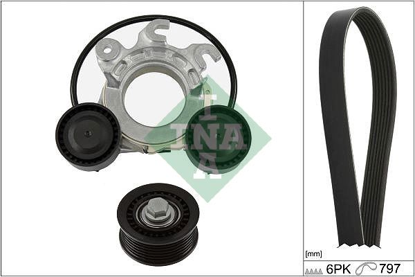 Schaeffler INA 529 0552 10 V-Ribbed Belt Set