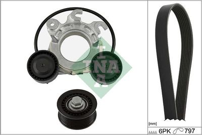 V-Ribbed Belt Set Schaeffler INA 529 0552 10