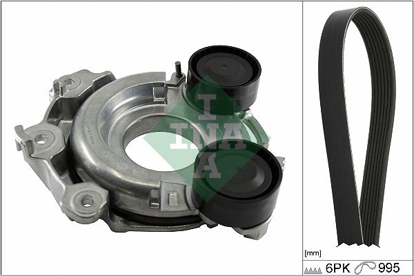 Schaeffler INA 529 0563 10 V-Ribbed Belt Set