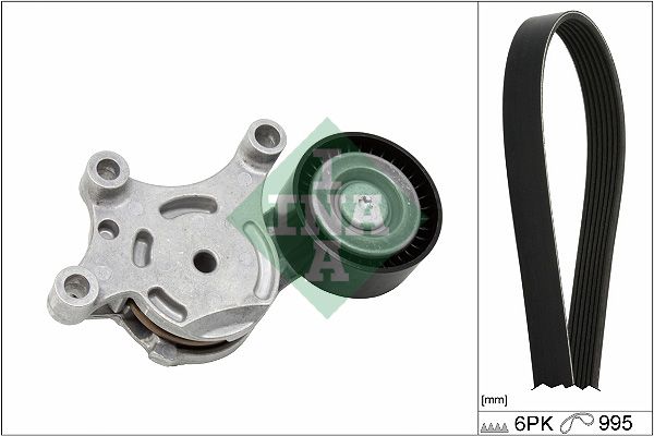 Schaeffler INA 529 0567 10 V-Ribbed Belt Set