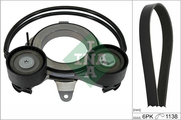 Schaeffler INA 529 0571 10 V-Ribbed Belt Set