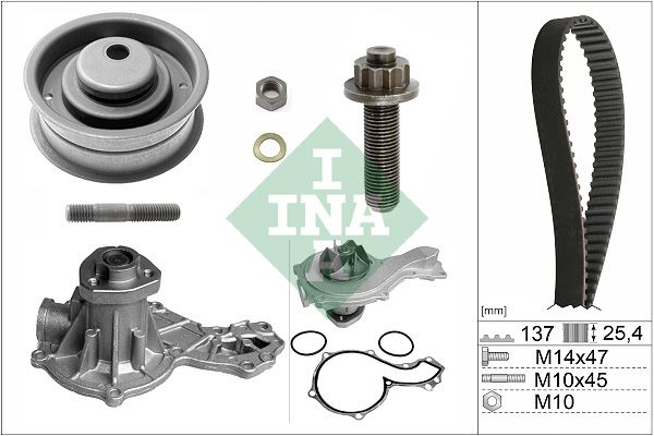 Schaeffler INA 530 0003 30 Water Pump & Timing Belt Kit