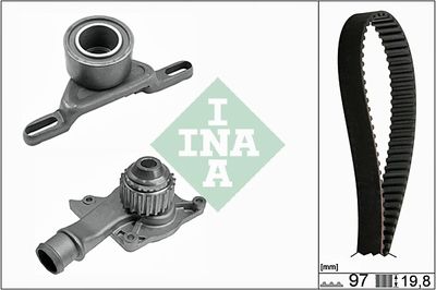 Water Pump & Timing Belt Kit Schaeffler INA 530 0014 30