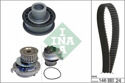 Water Pump & Timing Belt Kit Schaeffler INA 530 0020 30