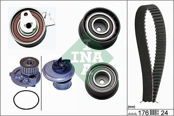 Schaeffler INA 530 0039 30 Water Pump & Timing Belt Kit