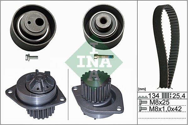 Schaeffler INA 530 0055 30 Water Pump & Timing Belt Kit