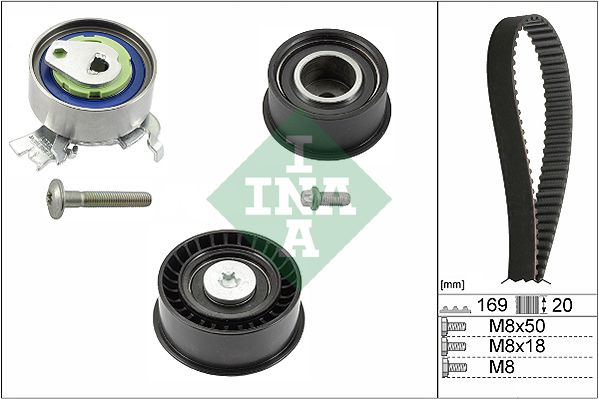 Schaeffler INA 530 0078 10 Timing Belt Kit