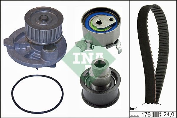 Schaeffler INA 530 0079 30 Water Pump & Timing Belt Kit