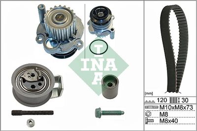 Water Pump & Timing Belt Kit Schaeffler INA 530 0091 31